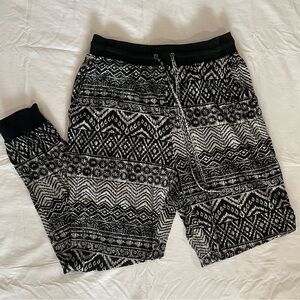 Eye Candy Black and White Patterned Joggers